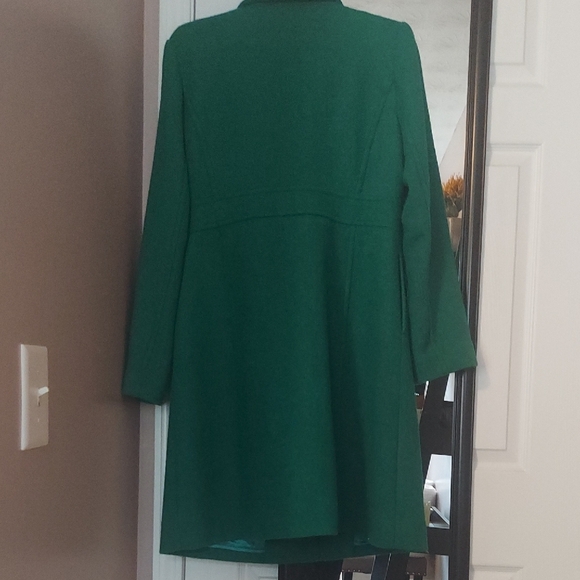 J. Crew Classic Green Pea Coat - Picture 6 of 10